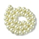 Hebras redondas de perlas de vidrio teñido ecológico HY-A002-12mm-RB011-3