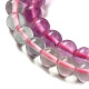 Brins de perles de fluorite naturelle de couleur dégradée G-Z047-C02-04-5