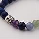 Natural Gemstone Beads Stretch Bracelets BJEW-JB02448-02-2