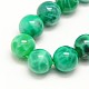 Natural Peacock Agate Round Bead Strands G-N0081-10mm-11-2