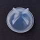 シリコンモールド  球型  樹脂の鋳造型  ジュエリーは、uv樹脂のdiyツールを作る  エポキシ樹脂ジュエリー作り  ホワイト  24.5x23mm  内径：20mm DIY-L005-01-20mm-4