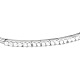 Модный серебряный браслет-манжета tinysand с цирконием 925 пробы TS-B330-S-3