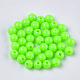 Perles plastiques opaques KY-T005-6mm-609-1