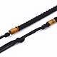 Fabricación de collar de cuerda de nylon MAK-T005-01D-3