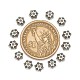 Tibetische Perlen Kappen & Kegel Perlen AA188-AS-NR-4