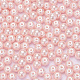 Perles rondes en verre teinté écologique HY-BC0001-6mm-WH007-2
