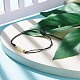 Bracelets de perles tressées en jade naturel réglable pour femmes BJEW-JB07792-02-2