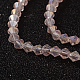 Glass Beads Strands X-GB4mm29Y-AB-1
