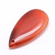 Natural Red Agate Pendants G-G592-05-3