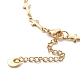 304 Stainless Steel Cross Link Chain Anklets AJEW-AN00415-3