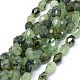 Natural Prehnite Beads Strands G-O173-025-1