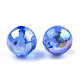 Perles en plastique transparentes OACR-S026-4mm-02-2