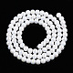 Chapelets de perles en verre opaque électrolytique X-GLAA-T032-P4mm-AB02-3