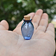 Ornamento ovale di bottiglie di sughero in vetro BOTT-PW0002-079D-1