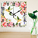 MDF Printed Wall Clock HJEW-WH0059-005-5
