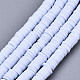 Chapelets de perle en pâte polymère manuel X-CLAY-R089-6mm-024-1