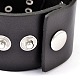 Schädel verzierte Lederband Armbänder X-BJEW-D351-09A-3