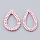 Caña de raso pintada a mano / anillos de unión de ratán tejidos X-WOVE-N007-05E-1
