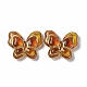 Perles acryliques entrelacées de métal doré OACR-H019-14-2
