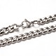 Pulseras de cadena de acero inoxidable de 304 bordillo de moda BJEW-L510-16-1
