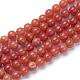 Avventurina rossa naturale fili di perle G-R412-04-6mm-1