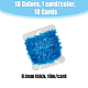 SuperZubehör 18 Karten 18 Farben Lametta Chenille Linie Crystal Flash Cactus Chenille OCOR-FH0001-14-2
