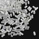 Pearlized Glass Bugle Beads SEED-R012-101-1
