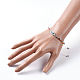Bracelets de perles de nylon tressés réglables BJEW-JB05157-04-5