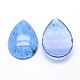 Blaue Wassermelonen-Steinglas-Cabochons G-P393-G03-2