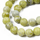 Natürlichen gelben Senf Jaspis Perlen Stränge G-Q462-10mm-39-3