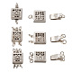 6 Sets 3 Style Alloy Box Clasps FIND-TA0001-54-2