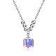 Trendy 925 Sterling Silver Pendant Necklace NJEW-BB30710-7