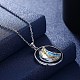 Модное ожерелье стерлингового серебра 925 стерлингового серебра NJEW-BB30718-5
