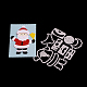 Weihnachtsmann Rahmen Kohlenstoffstahl Stanzformen Schablonen DIY-F036-01-5