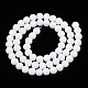 Opaque Solid Color Glass Beads Strands GLAA-T032-P6mm-02-3