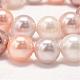 Chapelets de perles rondes en coquille BSHE-L011-10mm-L020-4