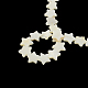 Brins de perles en coquillage naturel en forme d'étoile SSHEL-F290-18B-2