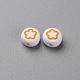 Perle acriliche opache bianche MACR-N008-41F-3