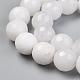 Chapelets de perles en jade de Malaisie naturelle G-F488-10mm-40-2