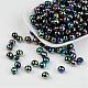 Faceted Colorful Eco-Friendly Poly Styrene Acrylic Round Beads SACR-K001-6mm-45-2