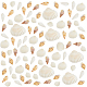 Olycraft 140Pcs 7 Style Natural Conch Shell Beads BSHE-OC0001-01-4