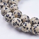 Dalmatien naturel jaspe brins pierre de perles X-G-R193-14-10mm-3