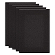 BENECREAT 10PCS Self Adhesive Backed Foam Sheet 30x21cm Black Nonslip EVA Foam Pad Mat with Adhesive Back for Furniture Doors AJEW-BC0006-29A-01-1