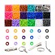 3000 16 pcs cuentas hama beads de color toma de joya de diy DIY-X0053-B-1