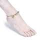 Ножные браслеты-цепочки из железа AJEW-AN00285-03-5