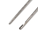 Perlennadeln aus Stahl mit Haken für Perlenspinner TOOL-C009-01A-06-2