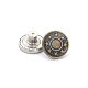 ジーンズ用合金ボタンピン  航海ボタン  服飾材料  スターとラウンド  アンティークブロンズ  20mm PURS-PW0009-01H-02AB-1