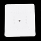 ディスプレイアクセサリー台紙  ピアスに使用  長方形  淡黄色  55x45x0.5mm  穴：6mm CDIS-S025-29-3
