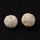 Perles en os sculptés manuels BONE-R016-10mm-2