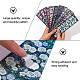 CHGCRAFT 20 Sheets 10 Colors Laser Style Waterproof PVC Rose Stickers DIY-CA0004-89-5
